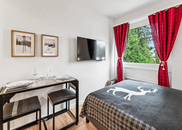 Apartamento Book2stay - Kuscheliges Alpin-studio Mit Schwimmbad Arosa